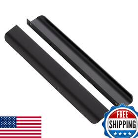 B0bxwfv22c Ravinte 10 Pack 256mm/10in Finger Pull Tab Cabinet Handles Zinc Alloy Black