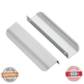 B0c6smy7bh Ravinte 10-pack 128mm 5 Inch Hole Center Finger Pulls For Cabinets Zinc Alloy Silv