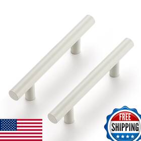 B0c9m6cwgx Ravinte 24pk 5in Cabinet Pulls White Stainless Steel 3in Center Kitchen Handles