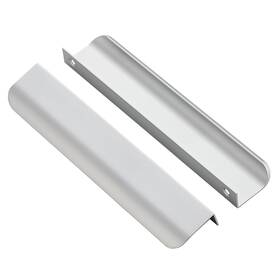 B0cqlsp5bt Ravinte 25 Pack Finger Pulls For Cabinets 160mm 6.25in Silver Edge Handle