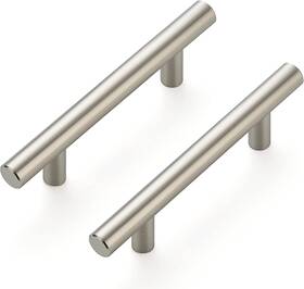 Bs-5in-ls-20 Ravinte 2 Pack 5ftft Brushed Nickel Stainless Steel Cabinet Handles 3 Inch Hole Center