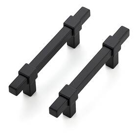 Rd2fx76hs20 Ravinte Decor 20 Pack Black Cabinet Handles 3 Inch Hole Center Pulls Matte Drawer Pu