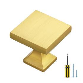 Fn5lsdjs30 Ravinte 30 Pack Square Brushed Brass Knobs Cabinet Kitchen Hardware Dresser Drawers C