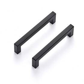 Fx-5in-hs-60 Ravinte 60 Pack 5 Inch Matte Black Cabinet Handles Square Drawer Pulls Kitchen Hardware