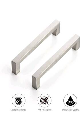Fx5ls15 Ravinte 15 Pack 5 Inch Kitchen Square Cabinet Handles Brushed Nickel Drawer P