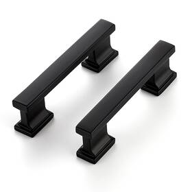 B0bx3733nd Ravinte Hardware 25 Pack 3 Inch Hole Matte Black Zinc Alloy Cabinet Pulls Handles 4 Length