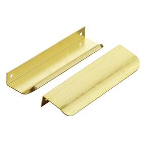 B0by23x3w4 Ravinte Hardware 12-pack Gold Cabinet Handles 5.9in Edge Pulls 150mm Hole Center