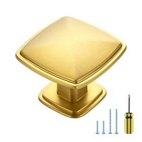 B0cj2h29yn Ravinte Hardware 30-pack Gold Cabinet Handles Square Drawer Pulls - Solid Zinc Alloy