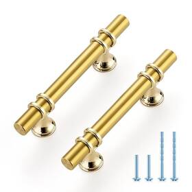B0cmj2f9vp Ravinte Hardware 15-pack 5 Inch Gold Cabinet Pulls Handles - Kitchen