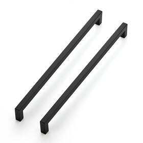 Jfx320hs10 Ravinte 10 Pack 12-3/5 Inch Kitchen Square Cabinet Handles Matte Black Pulls