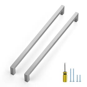 Ocnfxlsd320ls3 Ravinte 3 Pack Brushed Nickel Kitchen Cabinet Handles 12-3/5 Inch Pulls Squar
