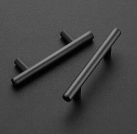 Pd3383hbk Ravinte 5-100 45 Pack 5 Inch Matte Black Stainless Cabinet Handles Drawer Pull 3 Hole Centers