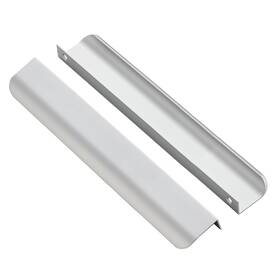 Raocnlsd1mz204ys5 Ravinte 5 Pack Finger Pulls For Cabinets 204mm/8 Hole Center Tab Cabinet Handle Silve