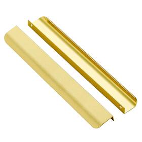 Raocnlsd1mz256js10 Ravinte Finger Pulls Cabinet Handles 10 Pcs Gold Inch Center 11.81 Length Tab