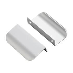 Raocnlsd1mz64ys5 Ravinte 5 Pack Finger Pulls For Cabinets 64mm/2.52 Inch Hole Center Tab Cabinet Handle Si