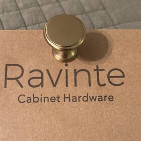 Yn1cxb810 Ravinte 10 Pack Champagne Bronze Cabinet Pulls For Cupboard Drawer Zinc