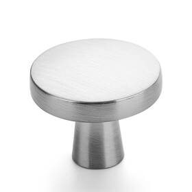 Yn5ls50 Ravinte 50 Pack Drawer Pulls 1-1/4 Inch Kitchen Cabinet Knobs Brushed Nickel Round Dr