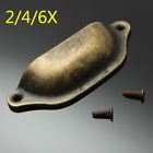 Rdq224550 Antique Cupboard Cabinet Knob Cup Drawer Furniture Door Shell Pull