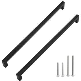 Redunest 798056373536 Cabinet Pulls Matte Black Handles Square Drawer 10 Pa
