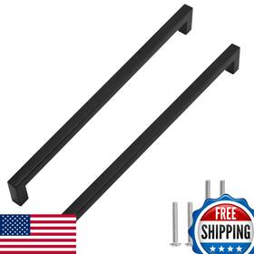 B09zqr4dsk Redunest 10 Pack Matte Black 12.3 Inch Stainless Steel Cabinet Drawer Pull Handles