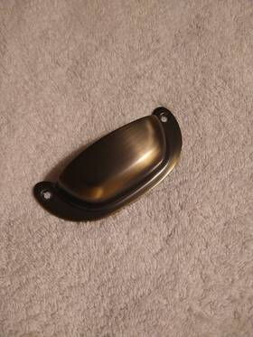 C100245 Rejuvenation Hardware Bin Pull Burnished Antique Massey 3.5ftft C2233 Set Of 24