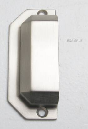 Z6405 Rejuvenation New Hexagonal 3 Inch Bin Pull Brushed Nickel No Longer Available Hex