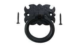 Renovators Supply Manufacturing 096962360689 Cabinet Handles 3 Inch Black Wrought Iron Drawer Pulls Antique Kitchen