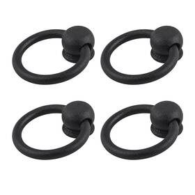 Renovators Supply Manufacturing 096962417550 Cabinet Handles 2 Inch Black Wrought Iron Drawer