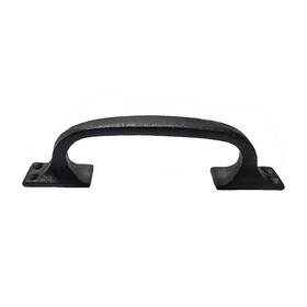 15658 Renovators Supply Manufacturing Cabinet Handles 6 Inch Black Wrought Iron Drawer Pulls/kitchen