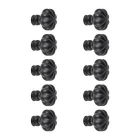 25851 Renovators Supply Manufacturing Cabinet Knobs 1.5 Inch Wrought Iron Floral Drawer