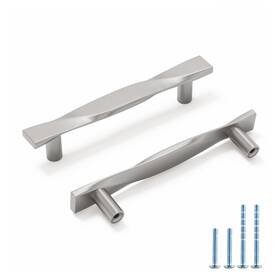 Ls4215snb96-10 Rergy A-zm 10 Pack Brushed Nickel Cabinet Pulls Silver 33/4 Inch 96mm Hole