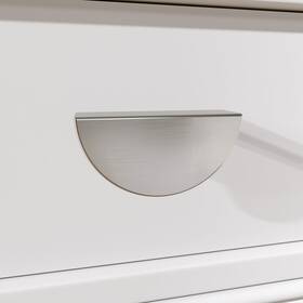 Ls4225snb64-2 Rergy #units-zm-us Cabinet Handles Half Moon Door Pulls And Knobs 2pack Brushed Satin Nickel 2-1