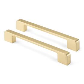 Ls9901gd160-10 Rergy #units-zm-us Cabinet Pulls Gold Handles For 6.25 Inch /160mm Hole Center Brushed