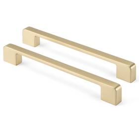 Ls9901gd192-10 Rergy #units-zm-us Cabinet Pulls Kitchen Handles For Cabinets 10pack Gold 71/2inch Hole Center Squa