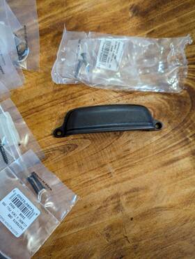 Restoration Hardware 424080520003 16 New Gilmore Drawer Pulls 4 Inch. Oil Rubbed Bronze