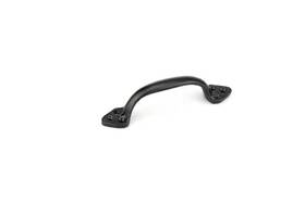 Richelieu 313034327303 Sheffield Collection 5 15/16 Inch 150 Mm Matte Black Traditional Curved Barn