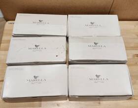 5187128195 Richelieu Qty 60 Cabinet Drawer Pull Handles Brushed Nickel Marella