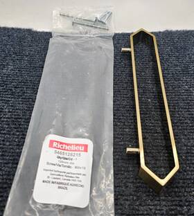 5465128215 Richelieu 5-1/16 Inch Center To Finger Modern Cabinet Pull 5465