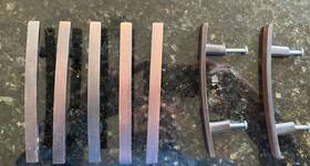Richelieu 773199320562 34 Oil Rubbed Bronze Transitional Metal Pulls 3 Inch Centers Free Ship