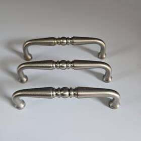 Bp1451195 Richelieu 3-piece Laval Brushed Nickel Drawer Pulls 3.5 Inch Center Ball Design