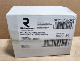 Bp20576borb Richelieu Qty 20 Pull Metal Brushed Oil-rubbed Bronze Pi
