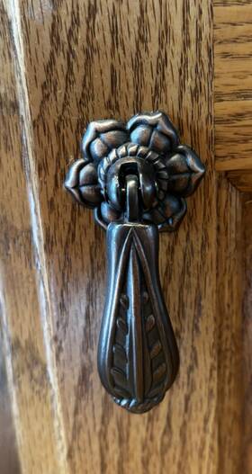 Bp26985142 Richelieu Tear Drop Pull Furniture Hardware Drawer Door Cabinet Pendant Antique Nickel