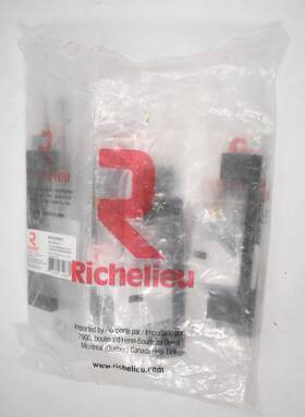 Bp816096900 Richelieu Lot Of 10 Hardware Contemporary Metal Pulls Black 96mm