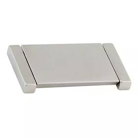 Richelieu Hardware 313098046004 2 1/2 Inch 64 Mm Modern Brushed Nickel Cabinet Drop Pull