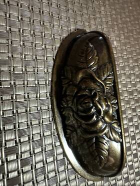Bp26956ae Richelieu Hardware Lot Of 6. Traditional Cabinet And Drawer Pull Handle Metal 3-3/4 Inch Center