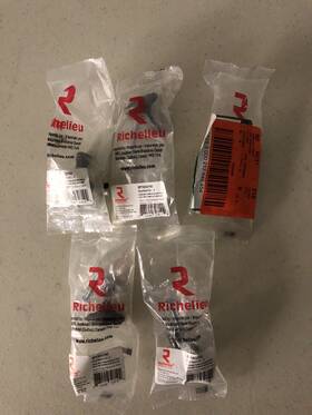 Bp74032143 Richelieu Hardware Antique Nickle Knob 32mm Lot Of 5