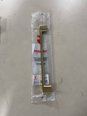 Bp8160192160 Richelieu Hardware Armadale Collection 7-9/16 Inch Satin Brass Cabinet Pull