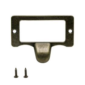 Sdd210723016 Rierdge 20 Pcs Antique Bronze Card Catalog Drawer Pulls Small