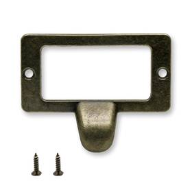 Sdd210723017 Rierdge 20 Pcs Antique Bronze Card Catalog Drawer Pulls Large
