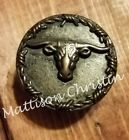 Ris4020orb Western Pc Rustic Steer Barbwire Oil Rubbed Bronze Drawer Knob